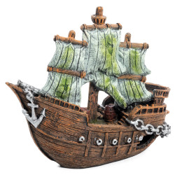 Laguna Aqua декор для аквариума грот Торговое судно, 18.5х8.5х16 см
