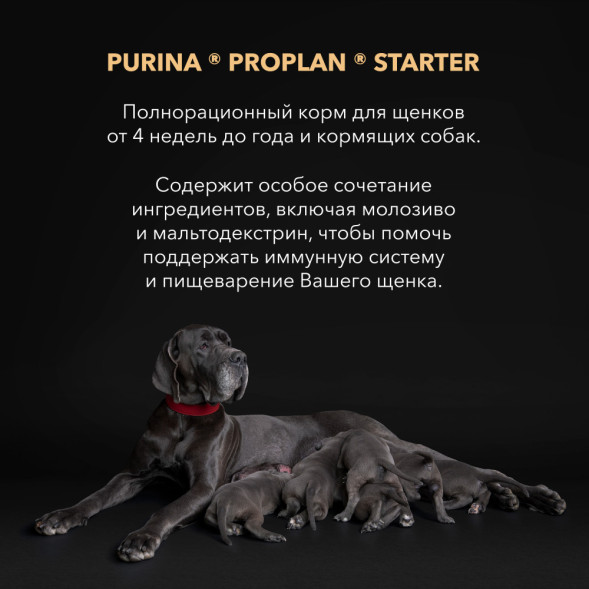 Pro Plan Opti Start Starter Large сухой корм для щенков для крупных пород с курицей - 12 кг