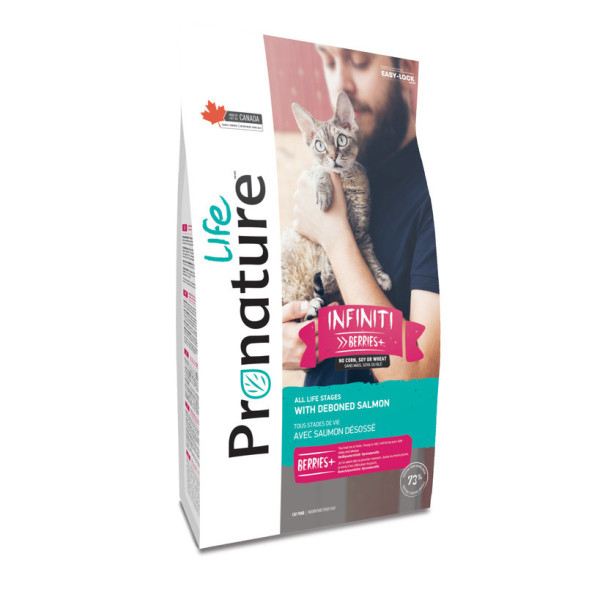 Pronature Life Infinity сухой корм для кошек, с лососем - 2,27 кг