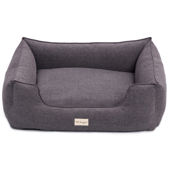 Pet Comfort Alpha Mirandus 17 лежанка для собак крупных пород, размер L (85х105 см), серый