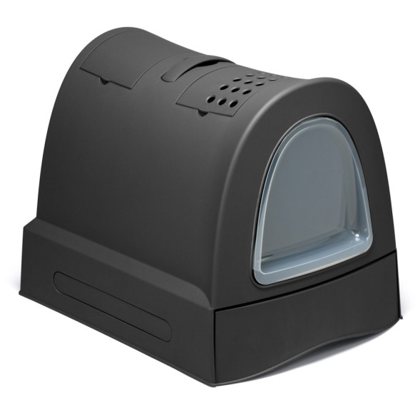 IMAC ZUMA био-туалет для кошек, 40х56х42,5 см, антрацит