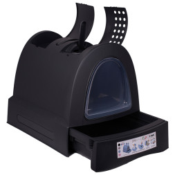 IMAC ZUMA био-туалет для кошек, 40х56х42,5 см, антрацит