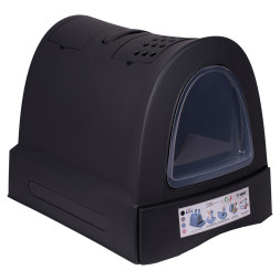 IMAC ZUMA био-туалет для кошек, 40х56х42,5 см, антрацит