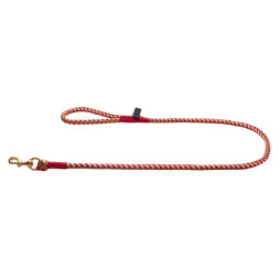 Hunter Tinnum 14 поводок для собак 140 см, красный с бежевым