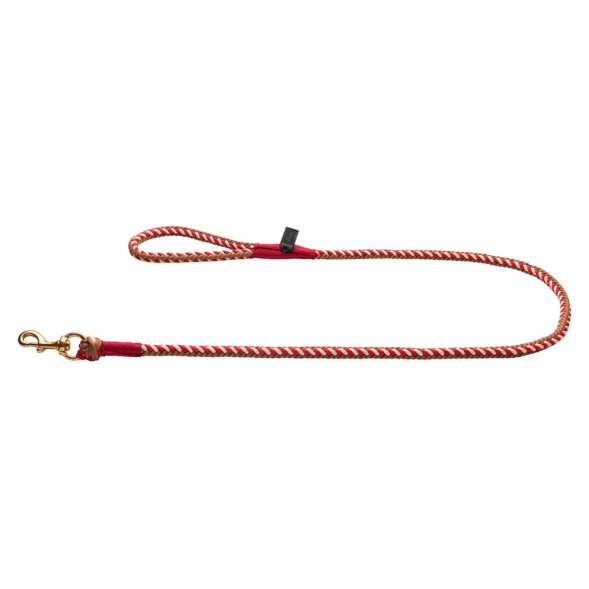 Hunter Tinnum 14 поводок для собак 140 см, красный с бежевым