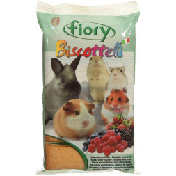 Fiory бисквиты для грызунов Biscottelli с ягодами - 35 г