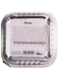 Monge Dog Fruit влажный корм для взрослых собак с лососем и грушей в ламистере 100 г (32 шт в уп)