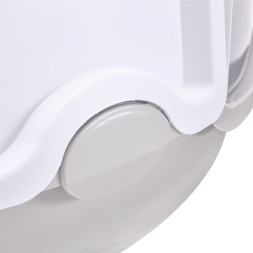 IMAC GINGER био-туалет для кошек угловой, 52х52х44,5 см, светло-серый