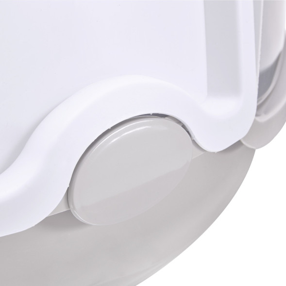 IMAC GINGER био-туалет для кошек угловой, 52х52х44,5 см, светло-серый