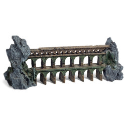 Laguna Aqua декор для аквариума грот Акведук, 35.2х8х12.8 см