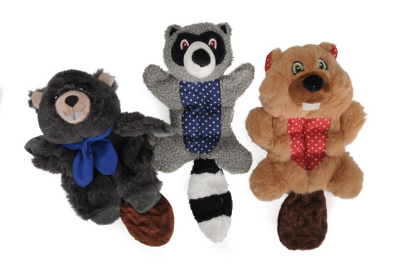 Camon игрушка для собак животное плюшевое с пищалкой, 20 см