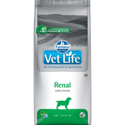 Farmina Vet Life Dog Renal сухой корм для взрослых собак при заболеваниях почек - 2 кг