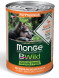 Monge Dog BWild Grain Free Puppy&amp;amp;Junior влажный беззерновой корм для щенков всех пород с уткой, тыквой и кабачками в консервах 400 г (24 шт в уп)
