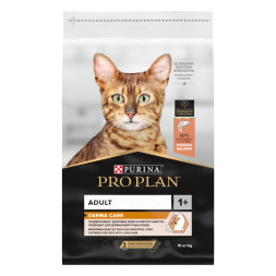 Pro Plan Cat Adult Elegant сухой корм для взрослых кошек для кожи и шерсти с лососем - 10 кг
