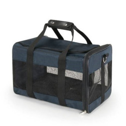 Camon сумка-переноска для маленьких кошек и собак, синяя, размер M