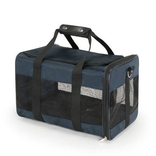Camon сумка-переноска для маленьких кошек и собак, синяя, размер M