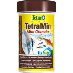 TetraMin Mini Granules корм в mini гранулах для молоди и мелких рыб 100 мл