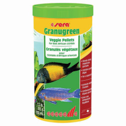 Sera Granugreen Корм для цихлид растительноядных - 565 г