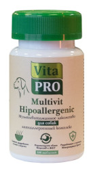 Vita Pro Multivit Hipoallergenic мультивитамины для собак антиаллергенный комплекс - 100 таблеток