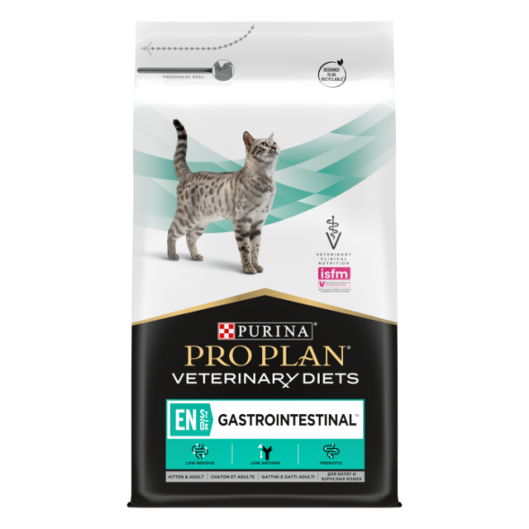 Сухой корм для кошек Pro Plan Veterinary Diets Gastrointestinal при расстройствах пищеварения  5 кг