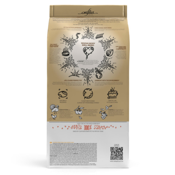 Craftia Natura сухой корм для щенков миниатюрных и мелких пород с курицей и индейкой - 2 кг