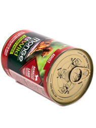 Monge Dog BWild Grain Free влажный беззерновой корм для взрослых собак всех пород с ягненком, тыквой и кабачками в консервах 400 г (24 шт в уп)