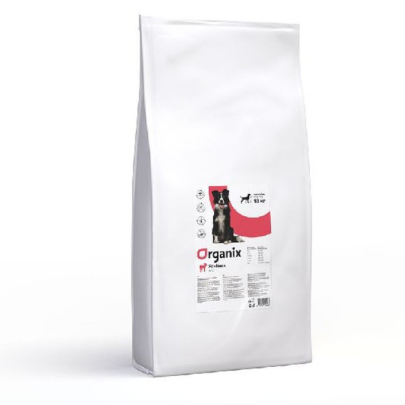 Organix сухой корм для собак с ягненком и рисом - 18 кг