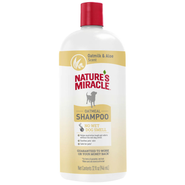 Natures Miracle Oatmeal Odor Control шампунь для собак с овсяным молочком, для контроля запаха - 947 мл