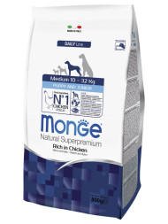 Monge Dog Medium Puppy&amp;amp;Junior сухой корм для щенков средних пород с курицей 800 г
