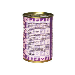 Ем без проблем влажный корм для котят с мясным ассорти, в консервах - 410 г х 20 шт