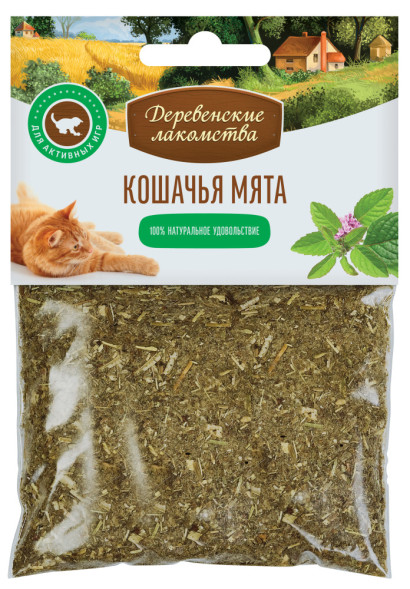 Деревенские лакомства Кошачья мята - 15 г