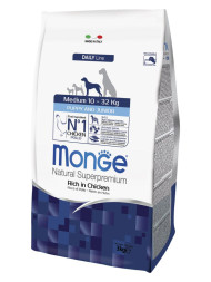 Monge Dog Medium Puppy&amp;amp;Junior сухой корм для щенков средних пород с курицей 3 кг