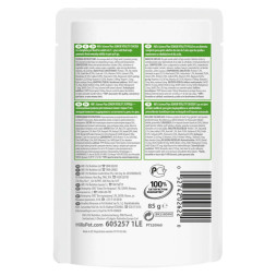 Hills Science Plan Senior Vitality влажный корм для пожилых кошек (7+) для поддержания активности и жизненной энергии с курицей, в паучах - 85 г x 12 шт