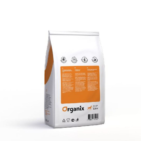 Organix сухой корм для собак с чувствительным пищеварением с индейкой - 2,5 кг