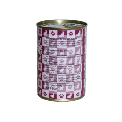 Ем без проблем влажный корм для кошек с говядиной и сердцем, в консервах - 410 г х 20 шт