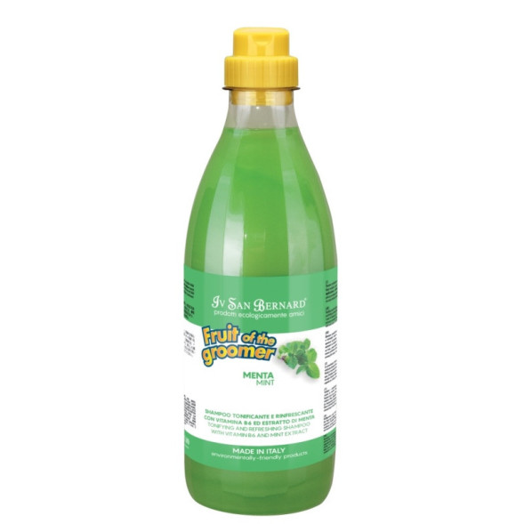 Iv San Bernard Fruit of the Grommer Mint Шампунь для любого вида шерсти с витамином В6 1 л