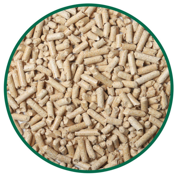 Gamma впитывающий наполнитель для кошачьих туалетов древесный, мелкие гранулы - 2,95 кг (5 л)