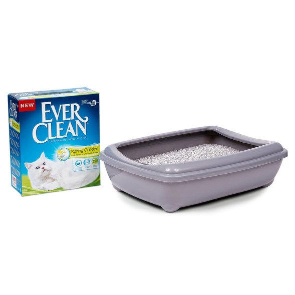 Ever Clean Spring Garden комкующийся наполнитель c нежным ароматом весеннего сада - 6 л