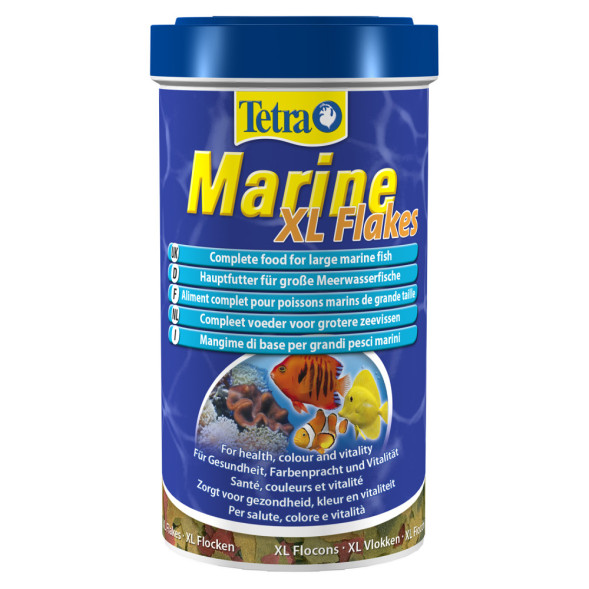 TetraMarine XL Flakes корм для морских рыб крупные хлопья - 500 мл