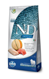 Farmina N&amp;amp;D Ocean Dog Salmon, Codfish &amp;amp; Cantaloupe Melon Adult Giant &amp;amp; Maxi сухой беззерновой корм для взрослых собак гигантских и крупных пород с лососем, треской и дыней - 12 кг