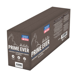 Prime Ever Holistic влажный корм для взрослых кошек с лососем и ягодами годжи в соусе, в паучах - 85 г х 24 шт