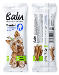 Балу лакомство жевательное для собак с цинком и селеном - 36 г