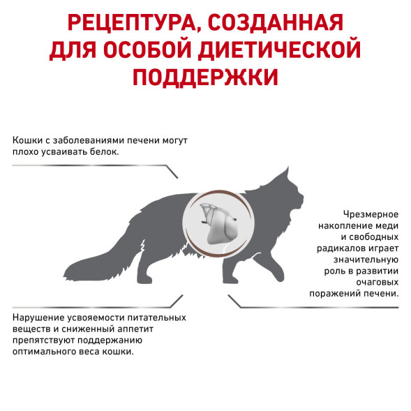 Royal Canin Hepatic HF26 Feline сухой корм для кошек при болезнях печени - 2 кг