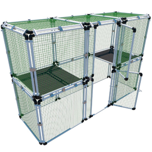 Вольер OctCat для кошек и маленьких собак Домашний-плюс