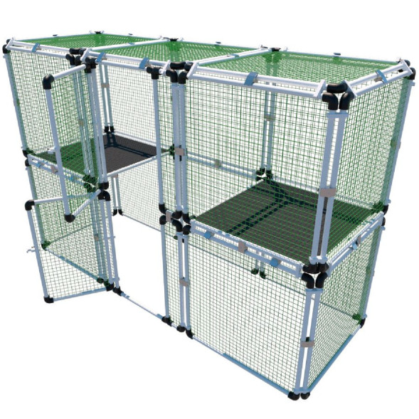 Вольер OctCat для кошек и маленьких собак Домашний-плюс