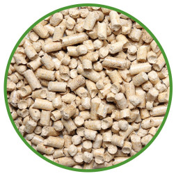 Gamma впитывающий наполнитель для кошачьих туалетов древесный, крупные гранулы - 2,72 кг (5 л)