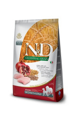 Farmina N&amp;amp;D Ancestral Grain Dog Chicken, Spelt, Oats And Pomegranate Senior Medium &amp;amp; Maxi сухой низкозерновой корм для пожилых собак крупных и средних пород с курицей и гранатом - 2,5 кг