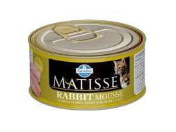 Farmina Matisse Rabbit Mousse влажный корм для взрослых кошек мусс с кроликом - 85 г (12 шт в уп)