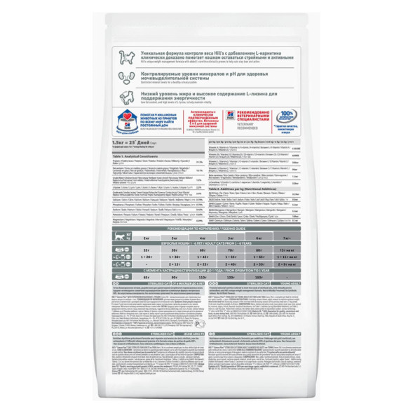 Сухой корм Hills Science Plan для молодых стерилизованных кошек и кастрированных котов, с тунцом - 1,5 кг