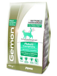 Gemon Cat Adult сухой корм для взрослых кошек с тунцом и лососем 400 г